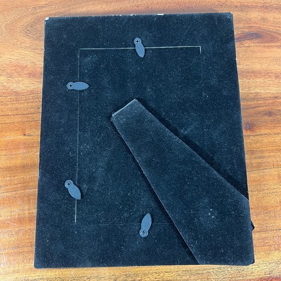 GEORGE Purple Floral Glass 5"x7" Photo Frame - Picture 2 of 3